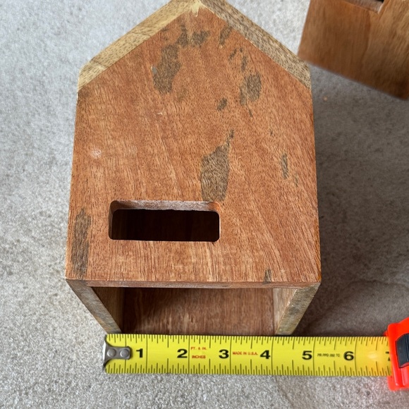 Hearth & Hand Wooden House Decor Set - Natural Brown - Picture 3 of 6